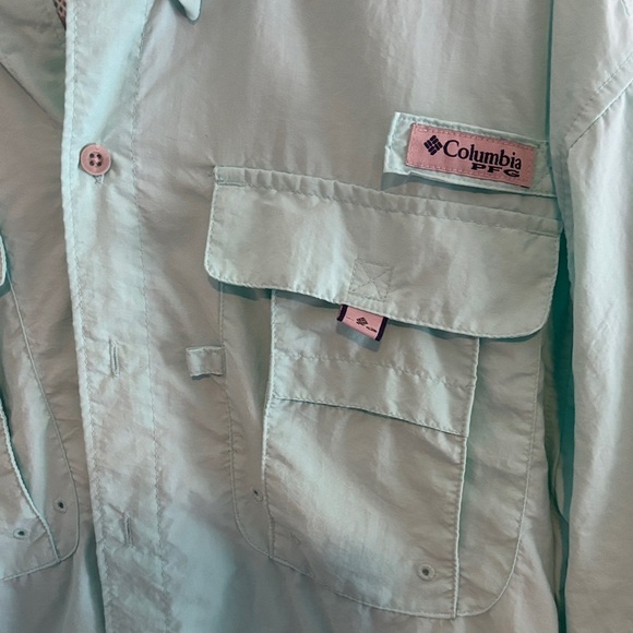Columbia Aqua Long Sleeve Shirt - Picture 2 of 5
